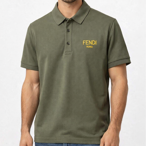 Olive Green Polo T-Shirt – Modern Luxury Everyday Essential
