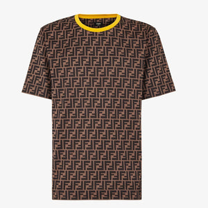 Branded Brown Cotton T-shirt