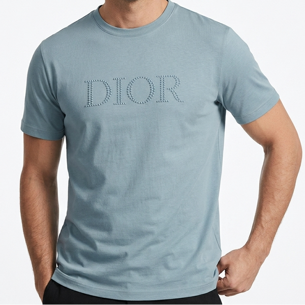 Premium Sky Blue Logo T-Shirt Stylish & Comfortable Casual Wear