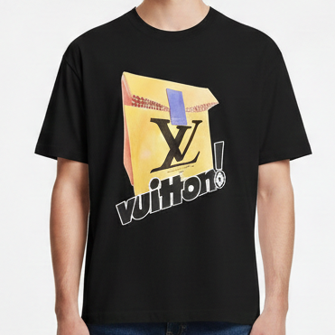 Premium Drop shoulder White Graphic T-Shirt