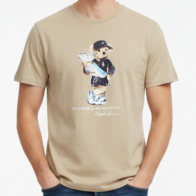 Premium Brand Polo Bear Casual Classic Tee