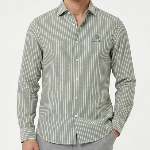 Premium Vertical Striped Regular Fit Shirts  Stylish Casual & Formal Wear