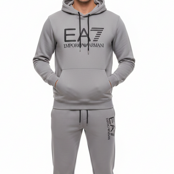 Premium Imported Grey Hoodie & Jogger Set