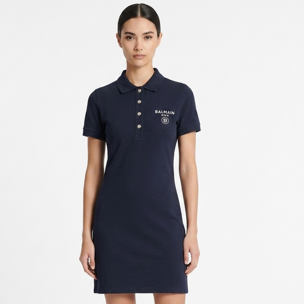 Premium Navy Polo Dress – Smart, Sleek & Effortlessly Stylish
