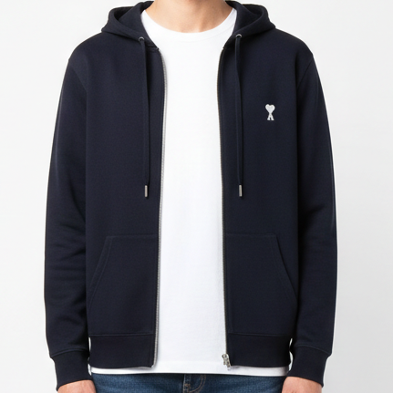 Elegant Zip-Up Hoodie Classic & Premium Comfort