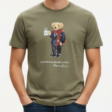 Luxury Brand  Signature Bear Style Tee