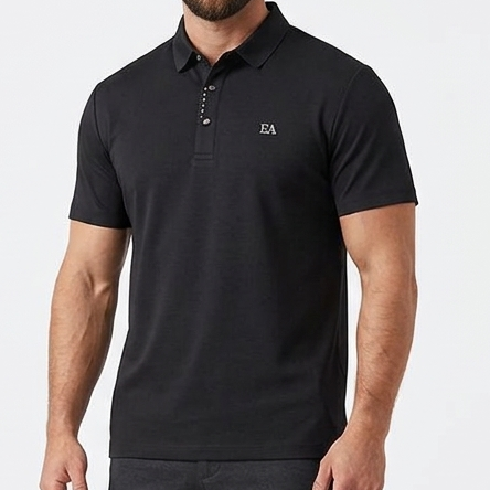 Men’s Premium Solid Polo T-Shirt – Classic Fit Elegant Everyday Wear