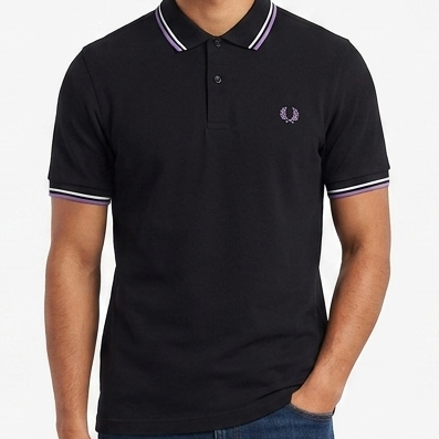 Men's Designer Black Polo T-Shirt – Premium Comfort Fit