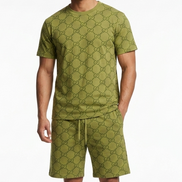 Luxury Casual Matching T-Shirt & Shorts Set
