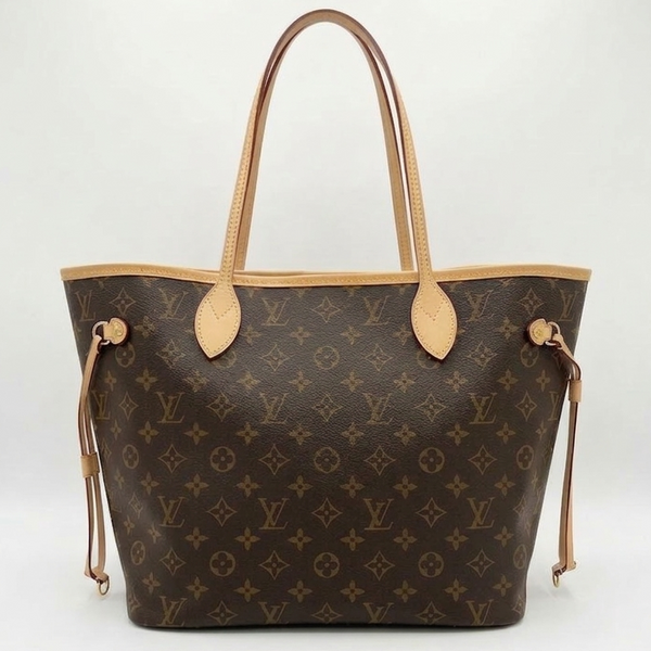 Elegant Monogram Tote Bag for Women with Pouch