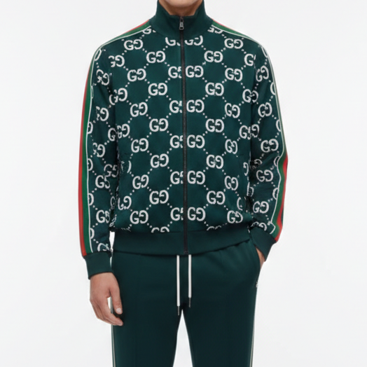 Luxury Monogram Track Suit Set  Premium Designer Style