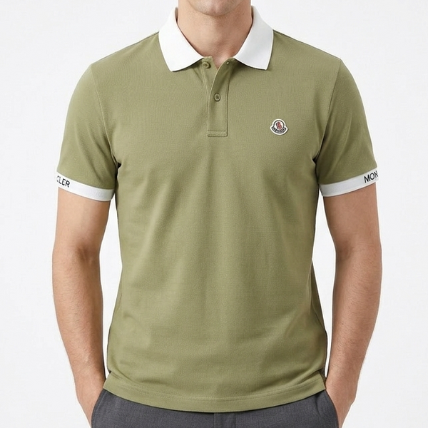 Premium Contrast Collar Polo Shirt For Men