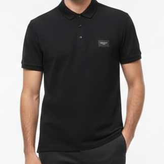 Classic Black Polo T-Shirt Premium Smart Casual Wear