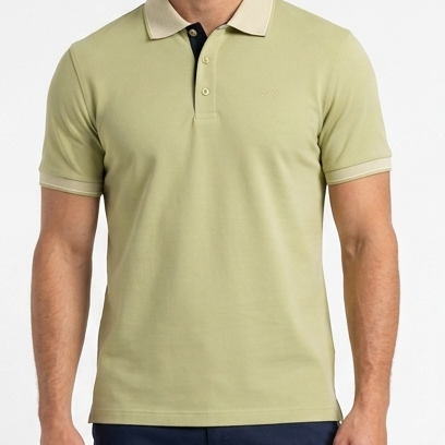 Premium Men’s Green Polo T-Shirt  Stylish Regular  Fit Casual Wear