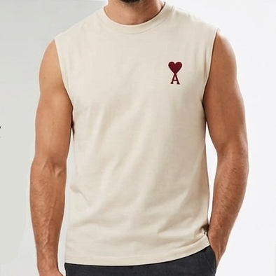 Luxury Minimalist Sleeveless Fashion Tee