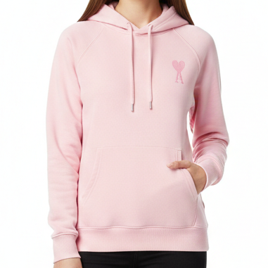 Minimalist Pink Women’s Hoodie – Soft, Warm & Trendy
