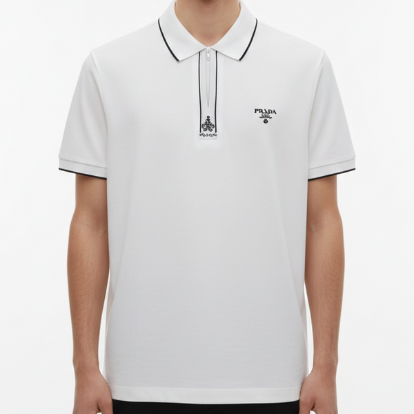 Elegant White Polo Timeless Luxury for Men