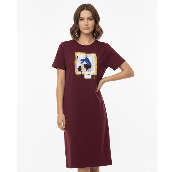 Luxury Women's Graphic Midi Dress