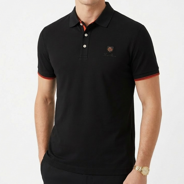 Elegant Smart Casual Style Polo T-shirt For Men