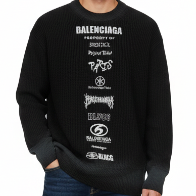 Luxury Men Pullover With Brand Signature