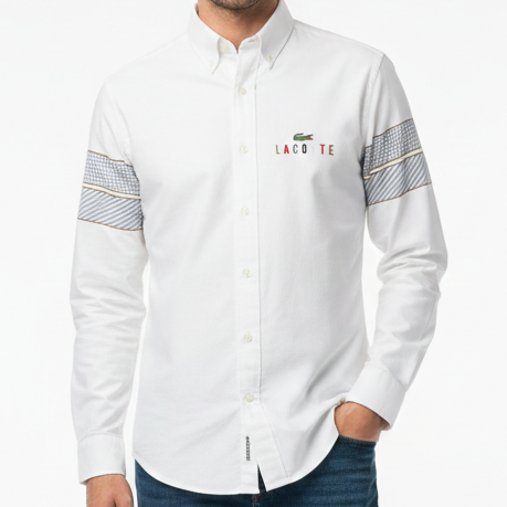 Men’s Premium Button-Down Shirt with Signature Logo