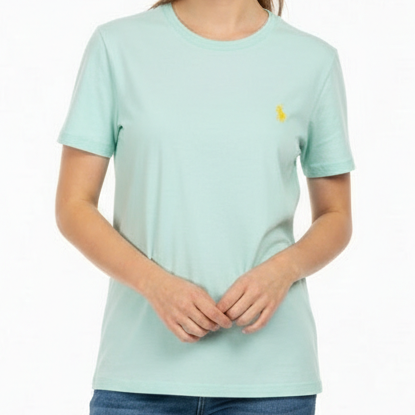 Women’s  T-Shirt with Classic Polo Logo  Soft & Stylish Everyday Wear
