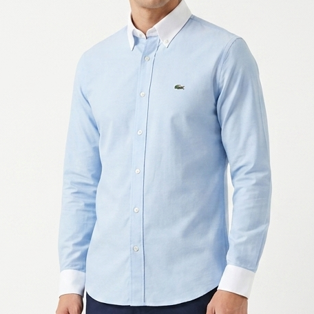 Premium Branded Contrast Collar Formal Shirt For Men