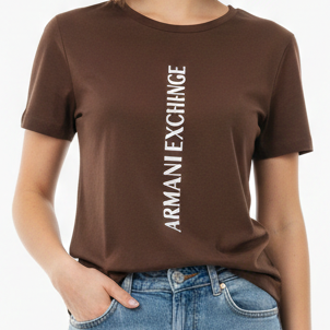 Women’s Brown Logo T-Shirt Premium Casual Everyday Wear