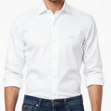 Men’s Premium Embroidered Logo Formal Shirt
