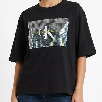 Stylish Women’s  T-Shirt Trendy Sequence Work Tees