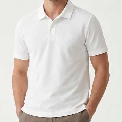 Premium Textured Polo T-Shirt for Me Classic Fit, Soft & Stylish