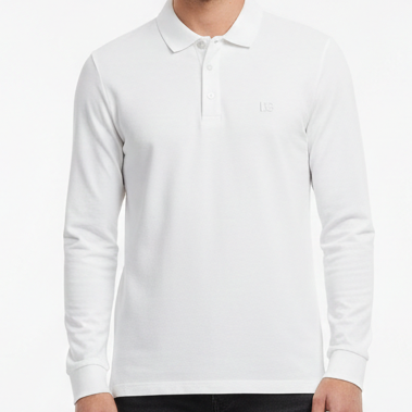 Premium  Long-Sleeve Polo Shirt