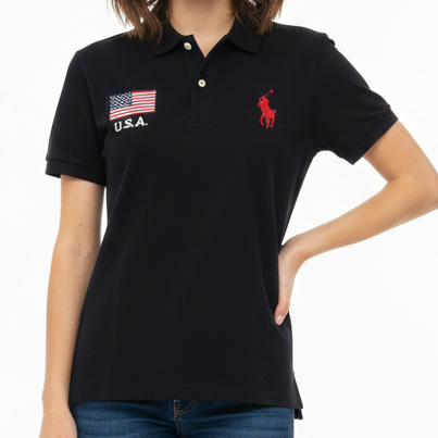 Classic Black Polo Shirt Sporty & Smart Style