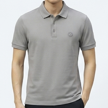 Premium Grey Polo Neck T-Shirt for Men