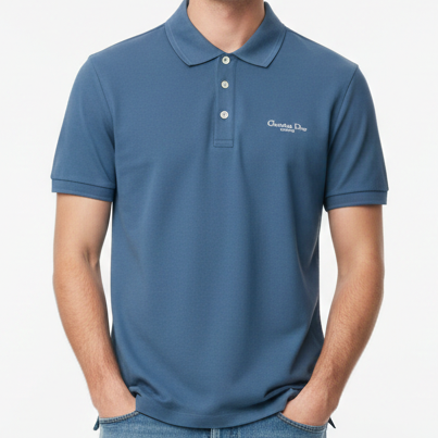 Premium Embroidery  Brand Signature T-Shirt