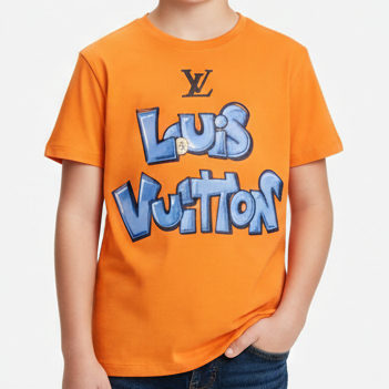 Premium  Bright Orange  Style Kids T-Shirt