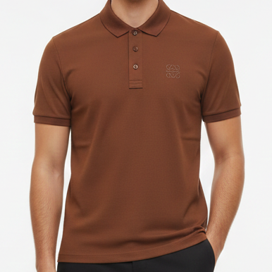 Premium Brown Polo T-Shirt with Elegant Minimal Look