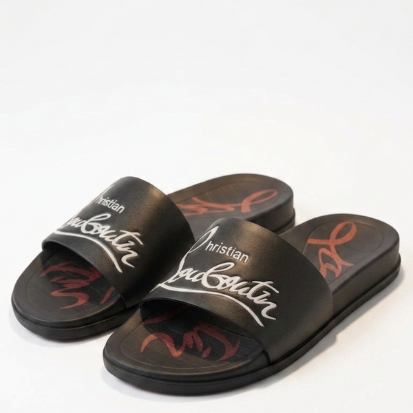 Luxury Black Designer Slide Sandals – Premium Comfort & Modern Style