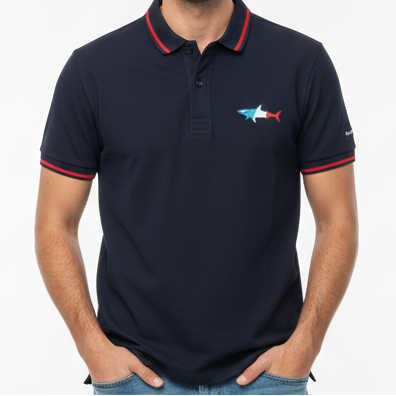 Men’s Premium Polo T-Shirt Contrast Collar & Sleeve Tipping Casual Wear