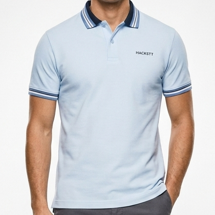 Premium Light Grey Polo T-Shirt  Modern Fit Style