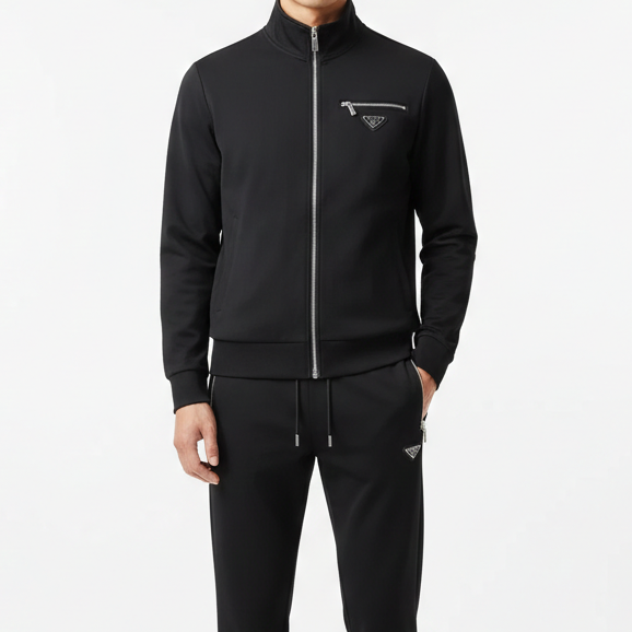 Sleek Design Logo Initial Track-Set