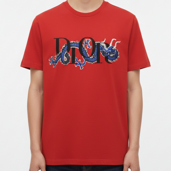 Imported Dragon Print Designer Oversized T-Shirt