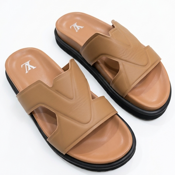 Premium Branded Style  Logo Slide Sandals for Men