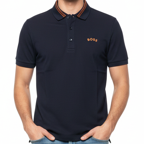 Premium Navy  Polo T-shirt Bold & Elegant Style