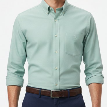 Men’s Premium Light Green Formal Shirt