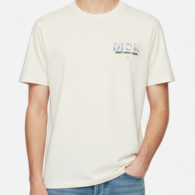 Men’s Premium Cream  Graphic Drop Shoulder T-Shirt Collection Edition