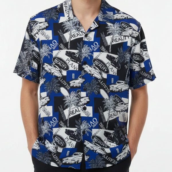 Summer New 3D Digital Print Shirt