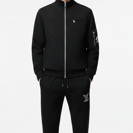 Luxury  & Branded Side Zip Closure Pocket Track set