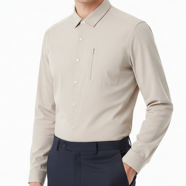Men’s Premium Long Sleeve Shirt  Luxury Minimal Design