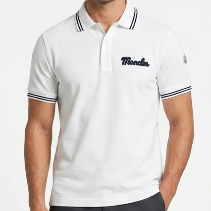 Men’s  Premium Polo T-Shirt with Contrast Collar & Sleeve Detail